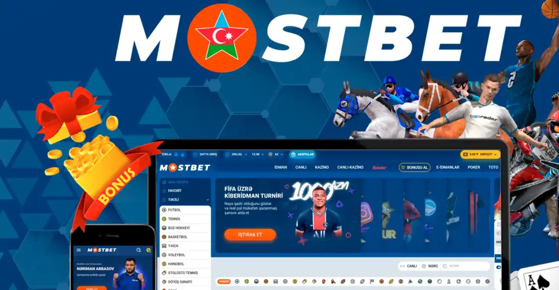 Online Mostbet-də canlı mərc